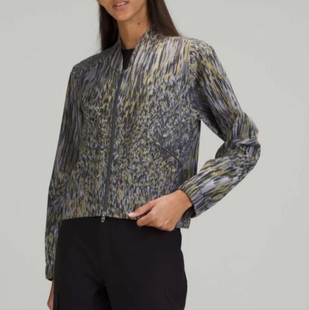 Lululemon Lab Lightweight Bomber Jacket In Glyde Fabric